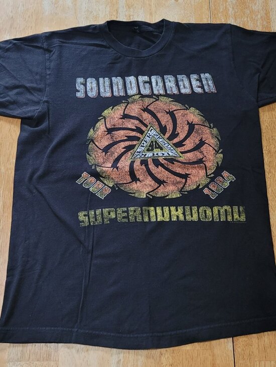 Medium Vintage Soundgarden Tultex 1994 Superunknown Tour - Picture 1 of 9